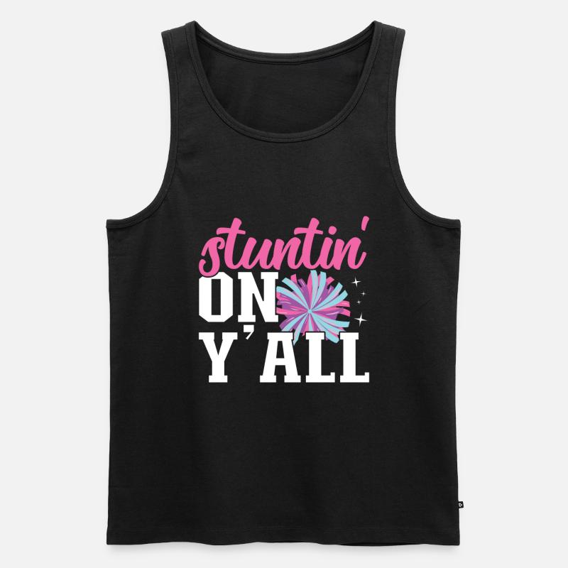 Cheerleader - Männer Premium Bio Tank Top - Schwarz