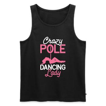 Pole Dance - Männer Premium Bio Tank Top - Schwarz - Vorne - AI Model Male 178 light (178cm)