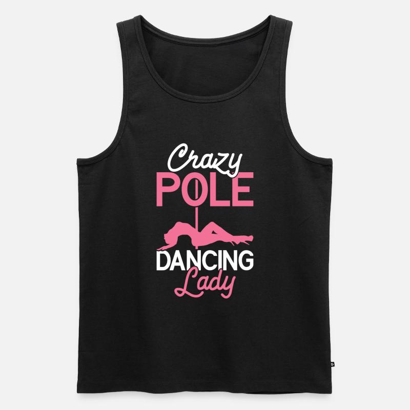 Pole Dance - Männer Premium Bio Tank Top - Schwarz