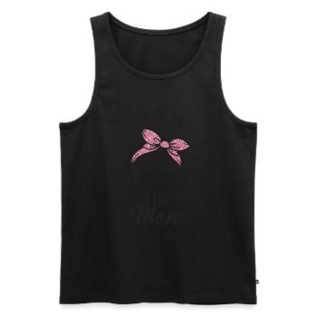 Sing - Men's Premium Organic Tank Top - black - Front - AI Model Male 178 light (178cm)