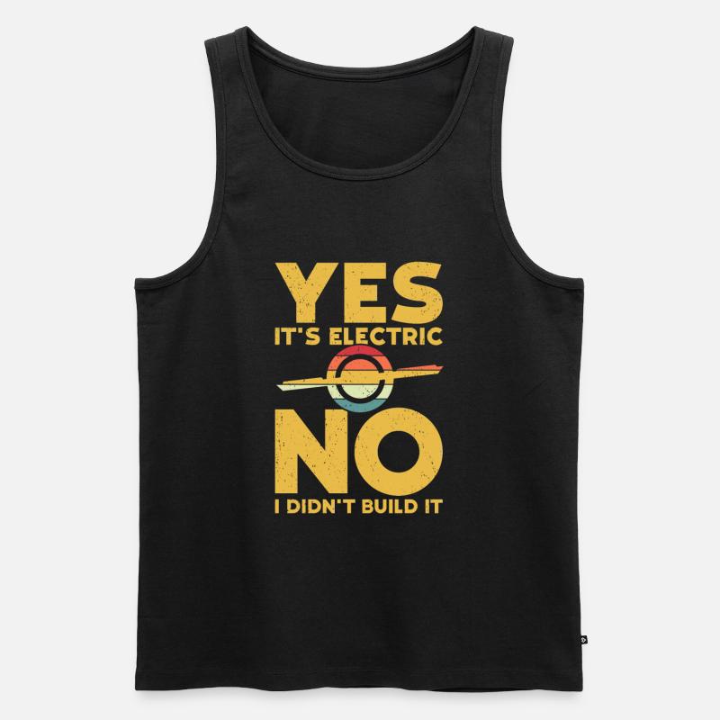 Einrad - Männer Premium Bio Tank Top - Schwarz