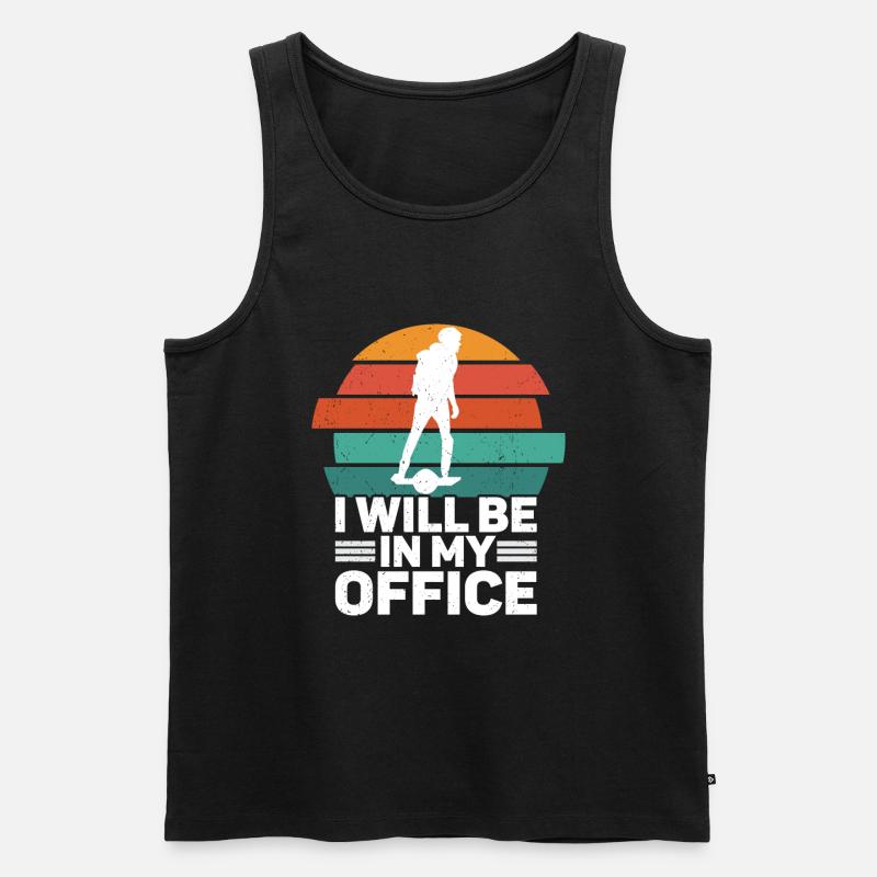 Einrad - Männer Premium Bio Tank Top - Schwarz