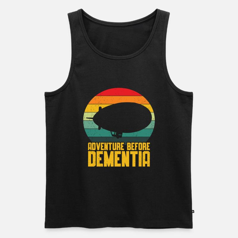 Zeppelin - Männer Premium Bio Tank Top - Schwarz