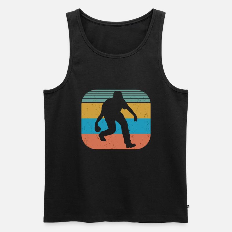 Boccia - Männer Premium Bio Tank Top - Schwarz
