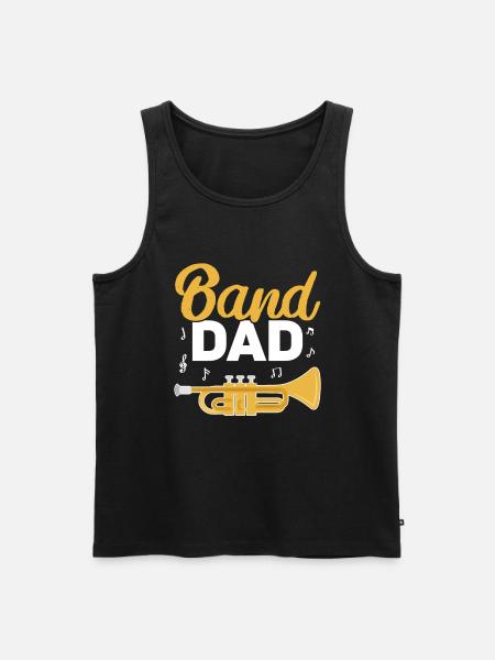 Trumpet - Men's Premium Organic Tank Top - black