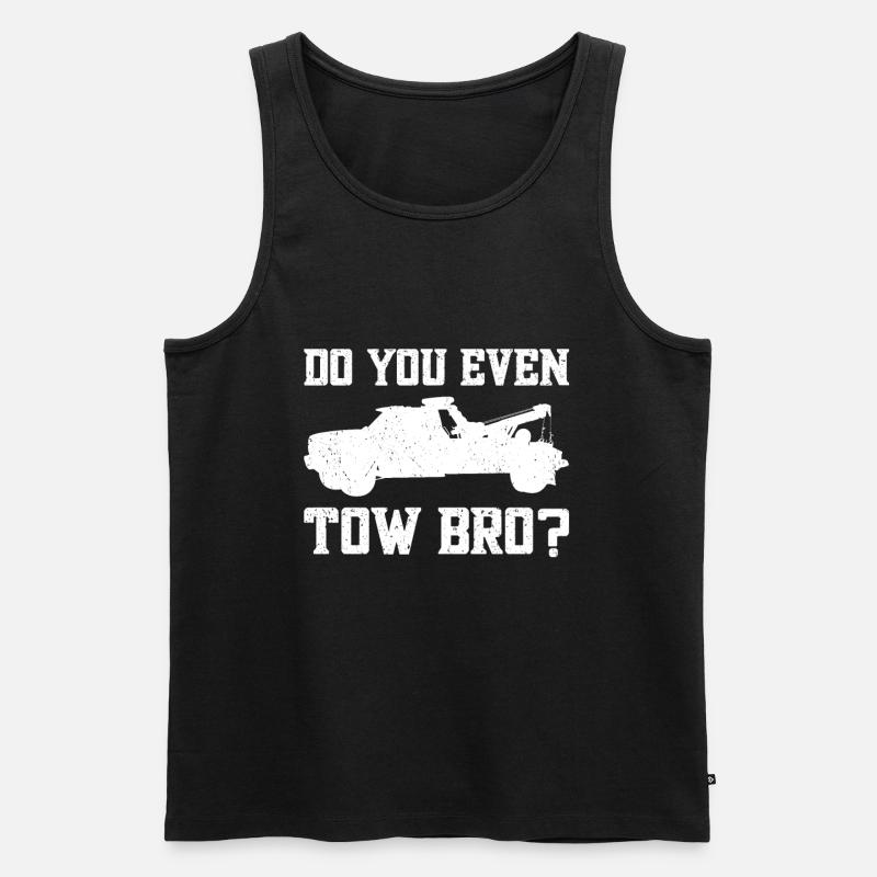 Abschleppfahrzeug - Männer Premium Bio Tank Top - Schwarz