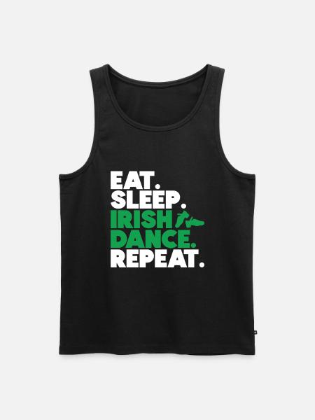 Irish Dance - Men's Premium Organic Tank Top - black
