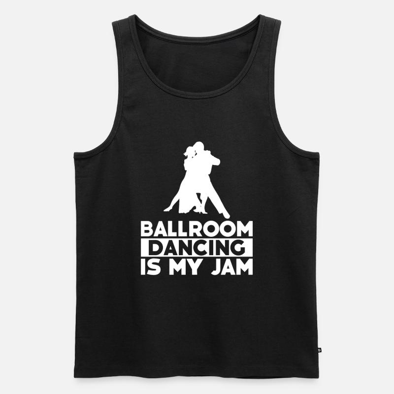 Ballsaal - Männer Premium Bio Tank Top - Schwarz