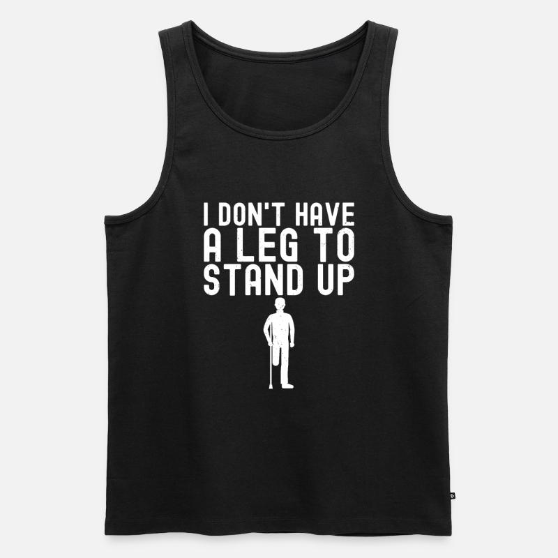 Amputation - Männer Premium Bio Tank Top - Schwarz