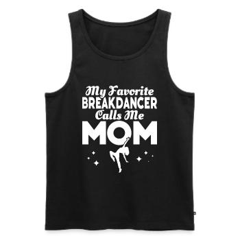 Break Dancing - Men's Premium Organic Tank Top - black - Front - Michal (187cm)
