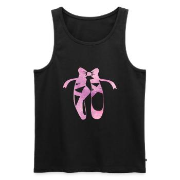 Ballet - Men's Premium Organic Tank Top - black - Front - Michal (187cm)