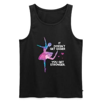 Ballet - Men's Premium Organic Tank Top - black - Front - Michal (187cm)