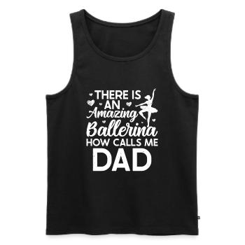 Ballet - Men's Premium Organic Tank Top - black - Front - Michal (187cm)
