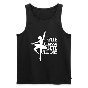 Ballet - Men's Premium Organic Tank Top - black - Front - Michal (187cm)