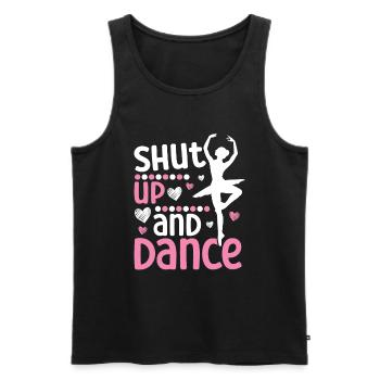Ballet - Men's Premium Organic Tank Top - black - Front - Michal (187cm)