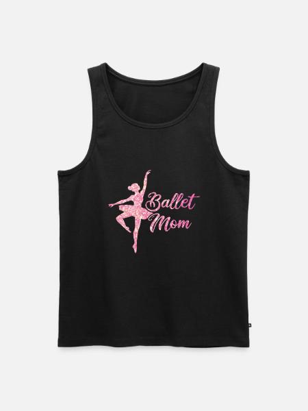Ballet - Men's Premium Organic Tank Top - black