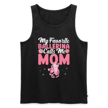 Ballet - Men's Premium Organic Tank Top - black - Front - Michal (187cm)