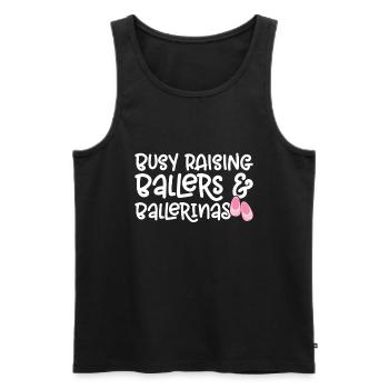 Ballet - Men's Premium Organic Tank Top - black - Front - Michal (187cm)