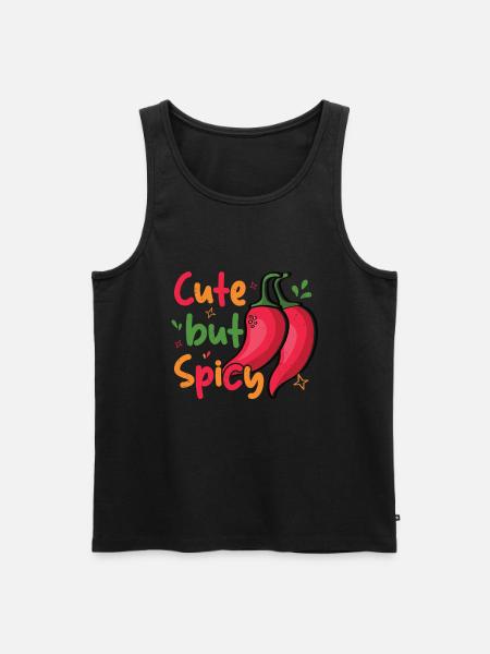 Chili pepper - Men's Premium Organic Tank Top - black