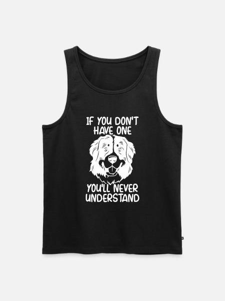 Bernese - Men's Premium Organic Tank Top - black