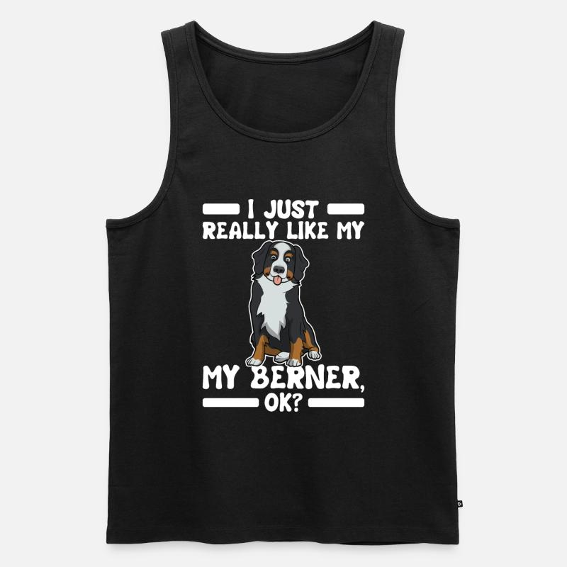 Berner - Männer Premium Bio Tank Top - Schwarz