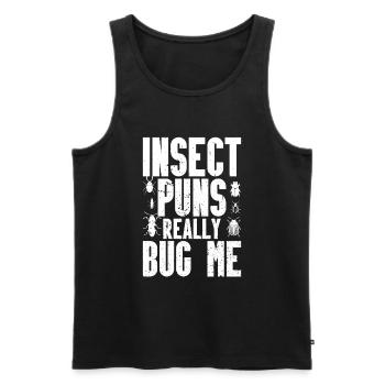 Insekt - Männer Premium Bio Tank Top - Schwarz - Vorne - AI Model Male 178 light (178cm)