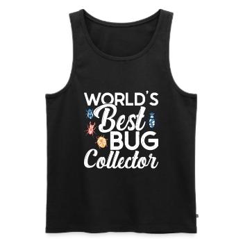 Insekt - Männer Premium Bio Tank Top - Schwarz - Vorne - AI Model Male 178 light (178cm)