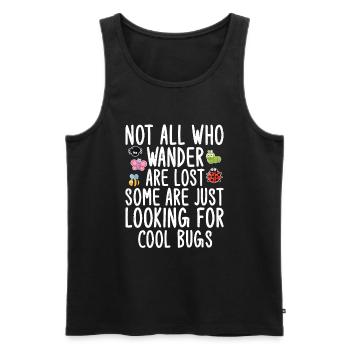 Insekt - Männer Premium Bio Tank Top - Schwarz - Vorne - AI Model Male 178 light (178cm)