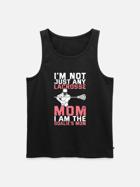 Lacrosse Goalkeeper Lacrosse Player - Men's Premium Organic Tank Top - black