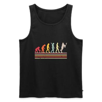 Lacrosse Torwart Lacrosse Spieler - Männer Premium Bio Tank Top - Schwarz - Vorne - Michal (187cm)