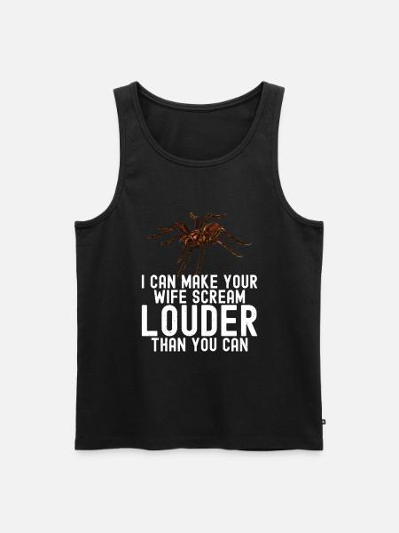 Tarantula - Men's Premium Organic Tank Top - black