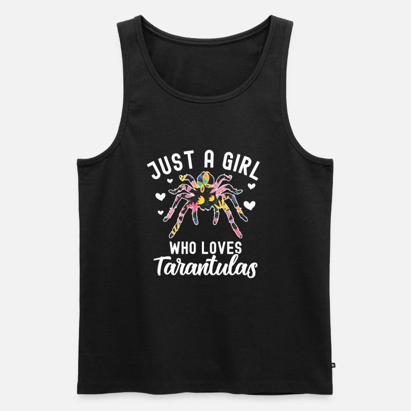 Tarantel - Männer Premium Bio Tank Top - Schwarz