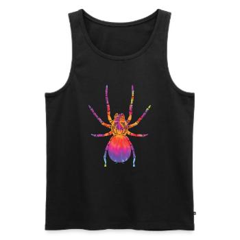 Tarantula - Men's Premium Organic Tank Top - black - Front - AI Model Male 178 light (178cm)