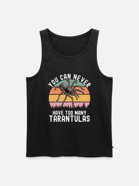Tarantula - Men's Premium Organic Tank Top - black