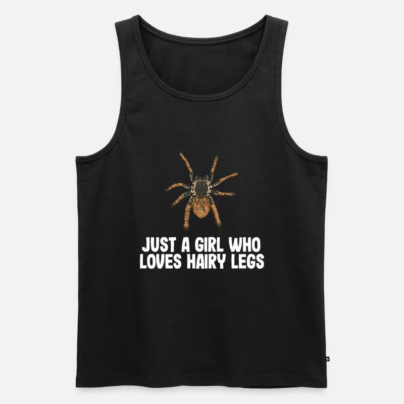 Tarantel - Männer Premium Bio Tank Top - Schwarz