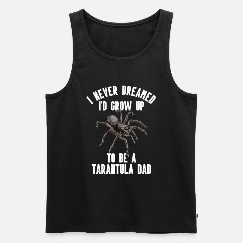 Tarantel - Männer Premium Bio Tank Top - Schwarz