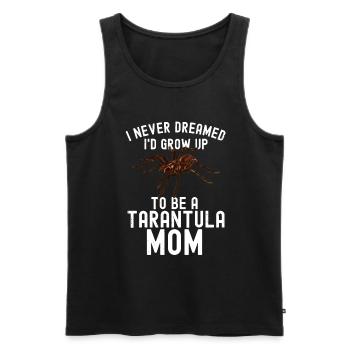 Tarantula - Men's Premium Organic Tank Top - black - Front - Michal (187cm)