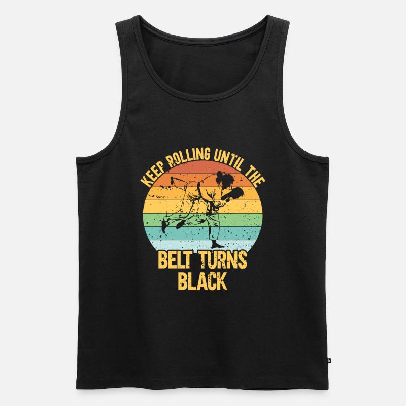Jiu Jitsu - Männer Premium Bio Tank Top - Schwarz