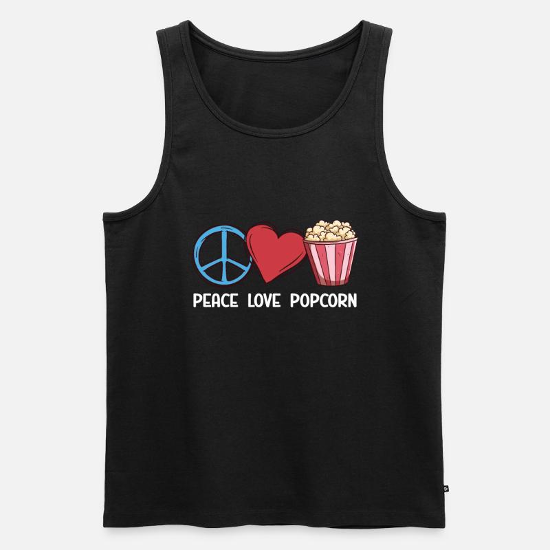 Pop-corn - Débardeur bio Premium Homme - noir