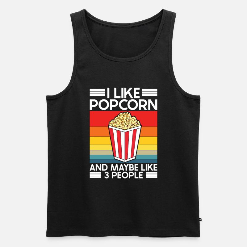 Pop-corn - Débardeur bio Premium Homme - noir