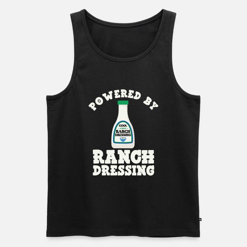 Ranch -Dressing -Ranch -Salatdressing - Männer Premium Bio Tank Top - Schwarz