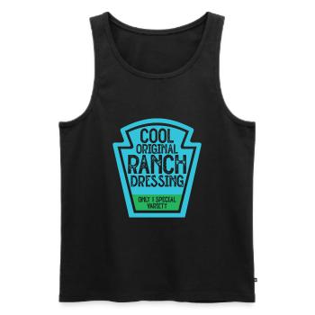 Ranch -Dressing -Ranch -Salatdressing - Männer Premium Bio Tank Top - Schwarz - Vorne - AI Model Male 178 light (178cm)