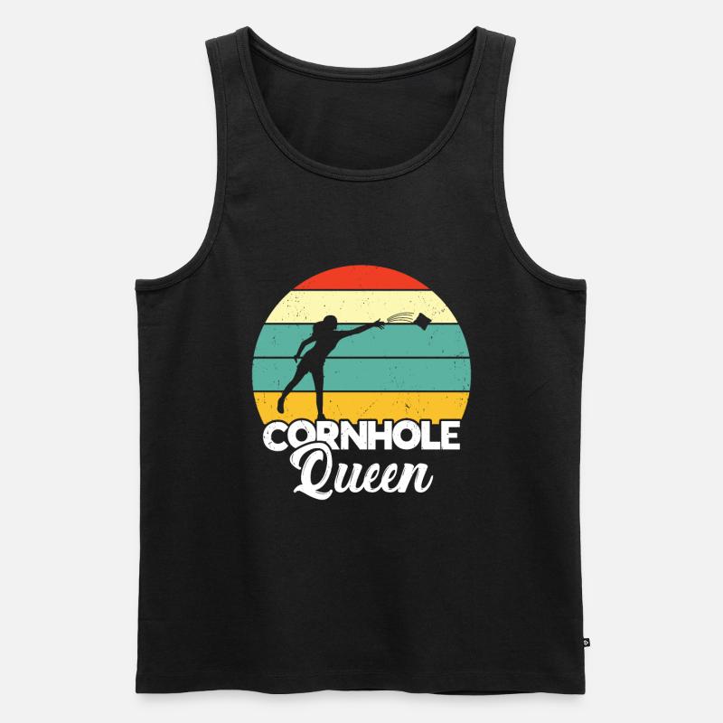 Cornhole - Men's Premium Organic Tank Top - black