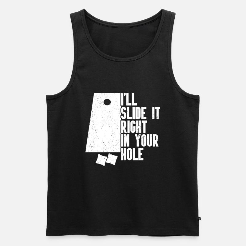 Cornhole - Men's Premium Organic Tank Top - black