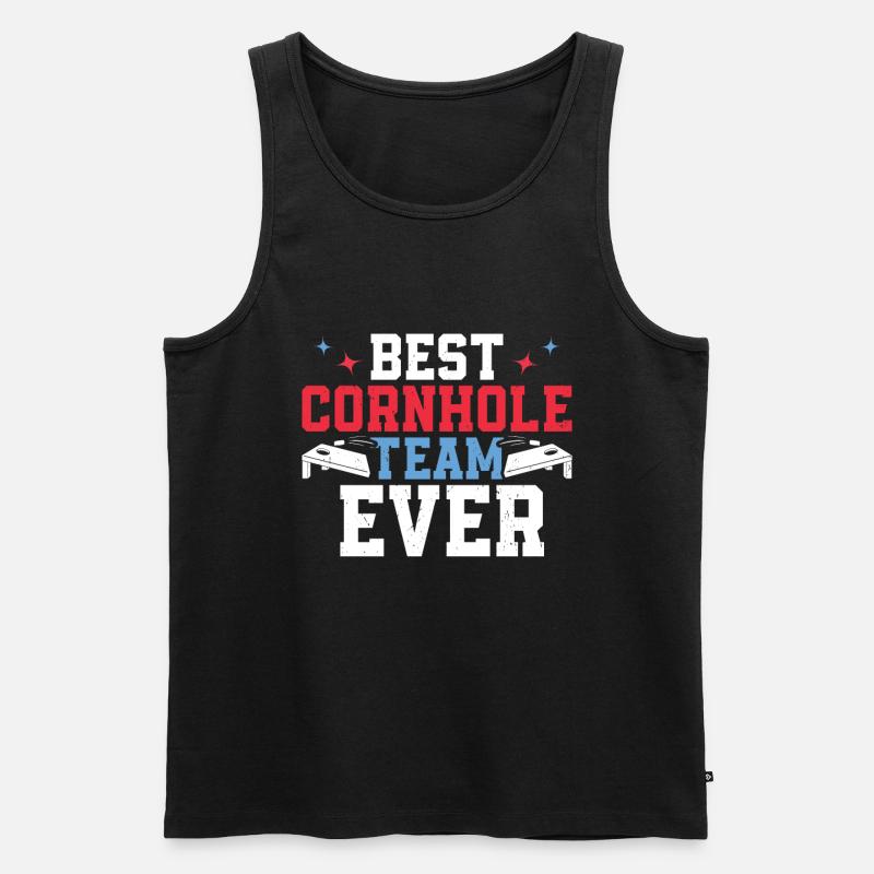Cornhole - Men's Premium Organic Tank Top - black