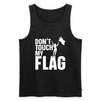 Farbschutz - Männer Premium Bio Tank Top - Schwarz - Vorne - AI Model Male 178 light (178cm)