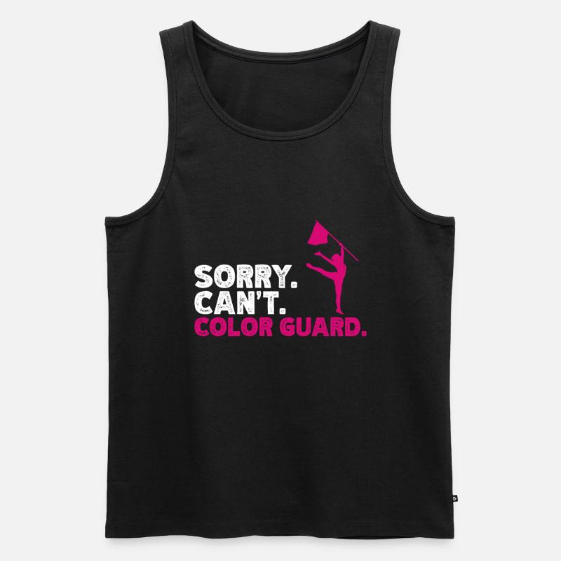 Farbschutz - Männer Premium Bio Tank Top - Schwarz