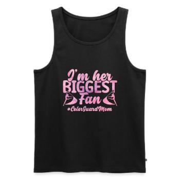 Farbschutz - Männer Premium Bio Tank Top - Schwarz - Vorne - AI Model Male 178 light (178cm)