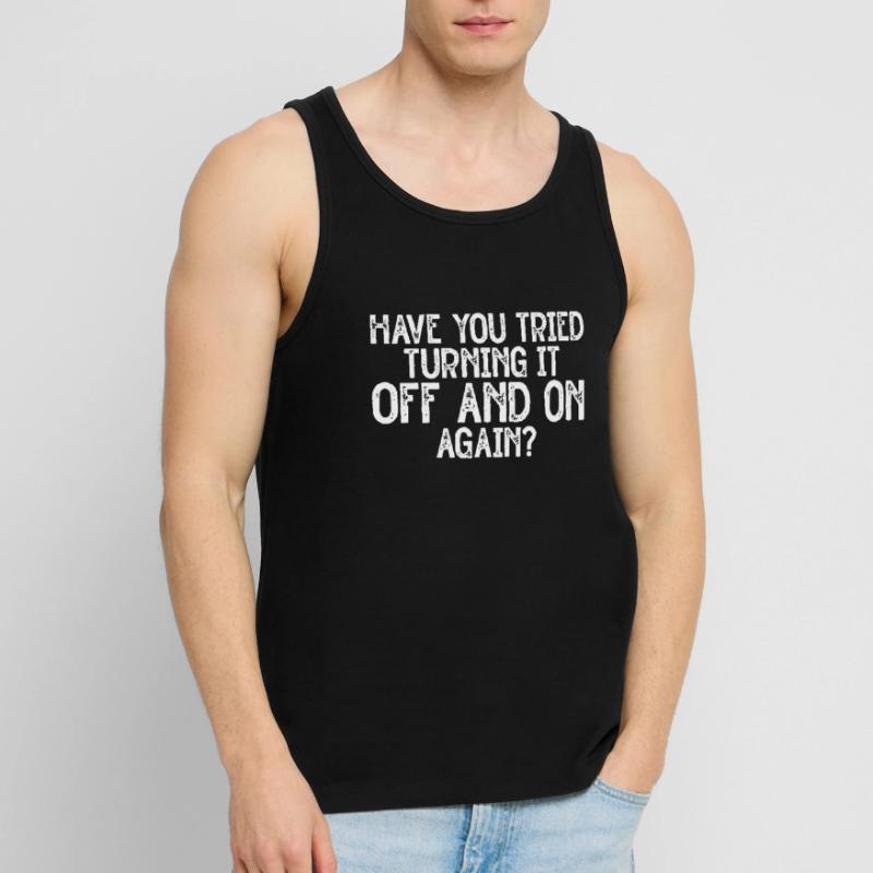 Computer Repair Technology Support Technology Men's Premium Organic Tank Top