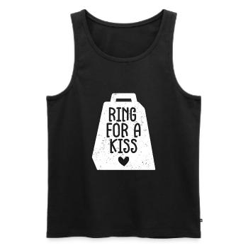 Cowbell Plus Cowbell-Vintager - Débardeur bio Premium Homme - noir - Devant - AI Model Male 178 light (178cm)